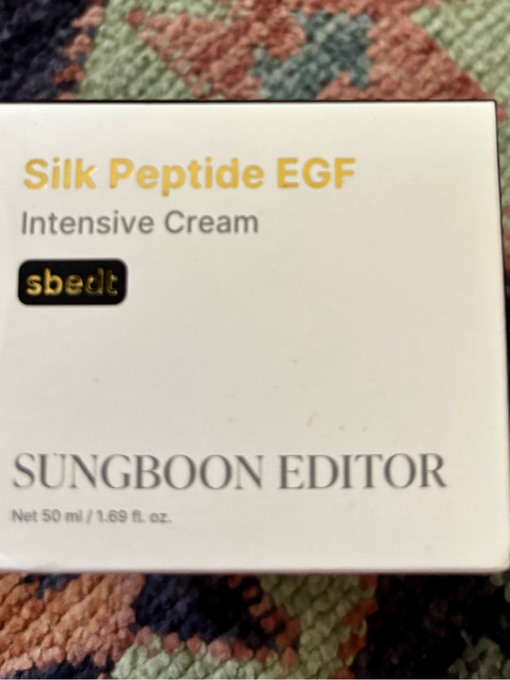 Sungboon Editor Silk Peptide EGF Intensive Cream